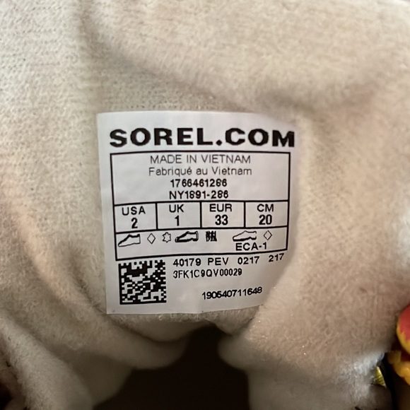 Sorel Cheyanne II Kids Lace Up Duck Boots Waterproof Insulated - Picture 4 of 11